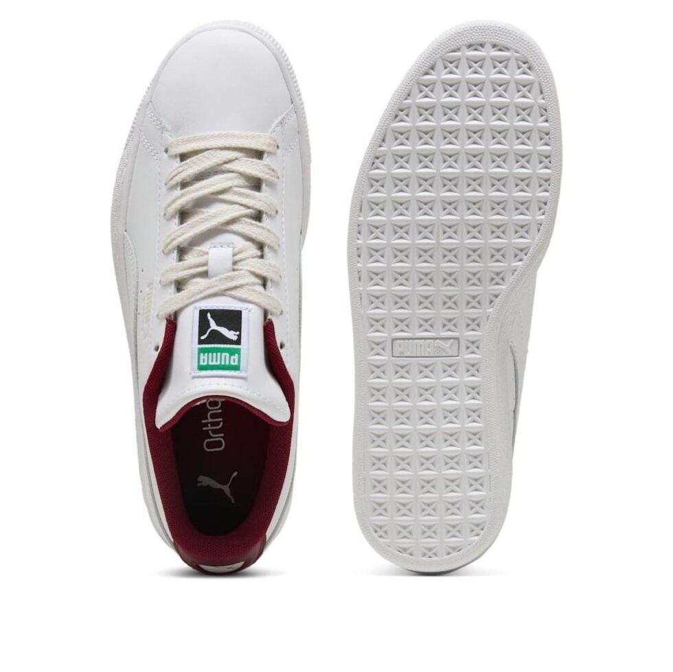(GS) PUMA Suede 'White Team Regal Red' 409030-07 - Image 5