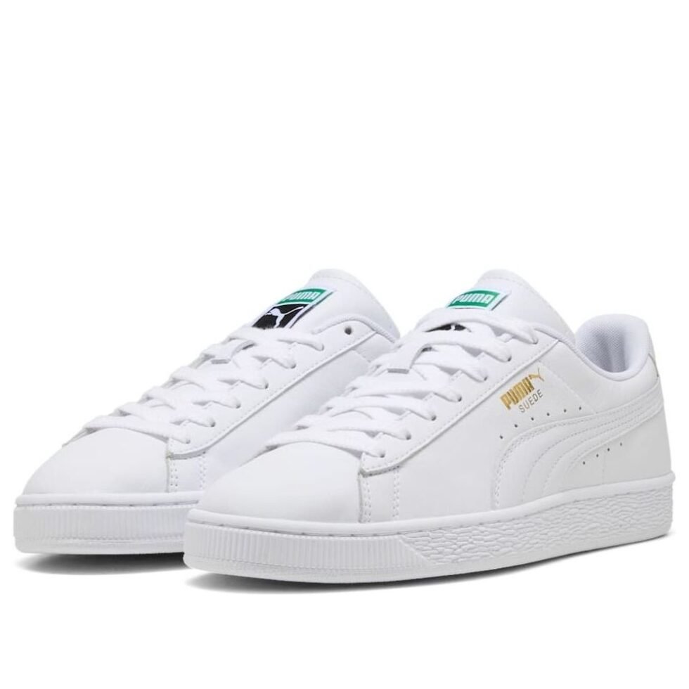 (WMNS) PUMA Suede 'White Archive Green' 409468-01 - Image 6