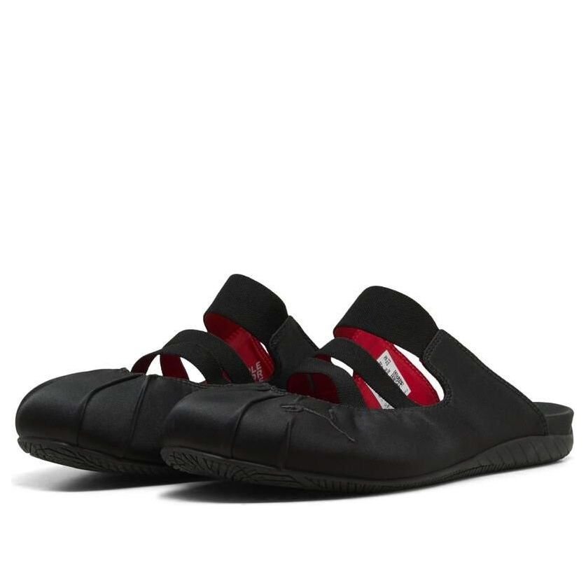 (WMNS) PUMA Speedcat Mule Satin 'Black Red' 409911-02 - Image 2