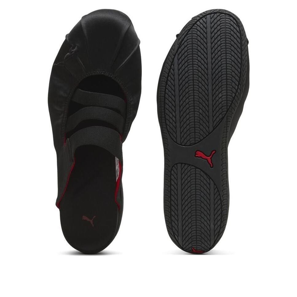 (WMNS) PUMA Speedcat Mule Satin 'Black Red' 409911-02 - Image 4
