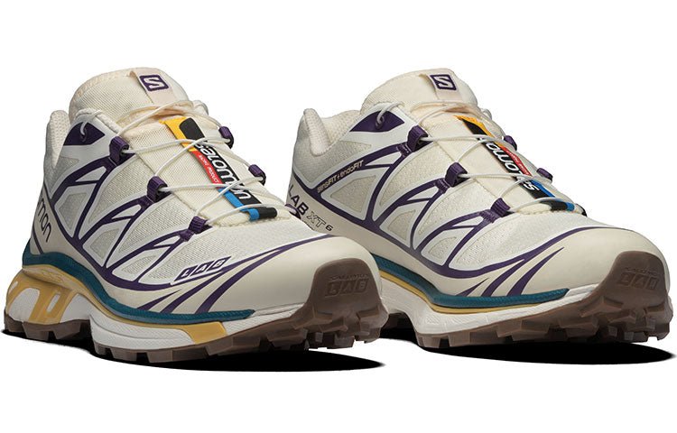 Salomon XT-6 'Beige Purple Yellow' 414546 - Image 2