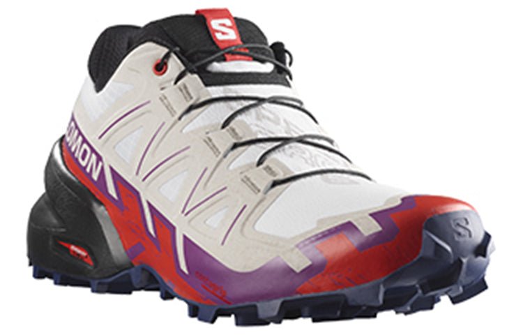 (WMNS) SALOMON Speedcross 6 'White Purple Red' 417432 - Image 2