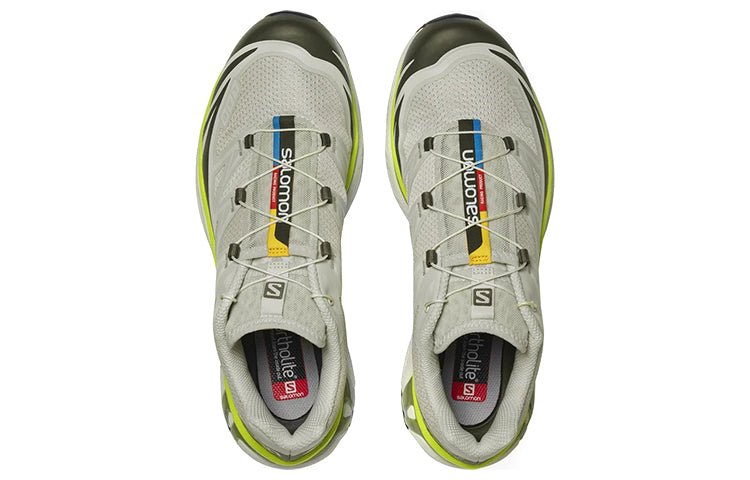 Salomon XT-6 'Grey Beige Neon' 417519 - Image 4