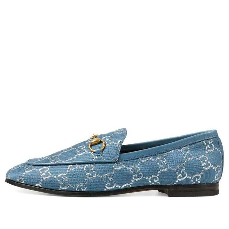 (WMNS) Gucci Jordaan Loafers 'Blue' 431467-2C820-4691