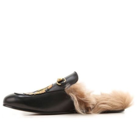 Gucci Princetown with Tiger Appliqueleather 'Black' 451209-DKHH0-1063