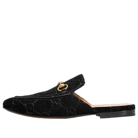Gucci Princetown Flat 'Black Velvet' 457114-9JT00-1000