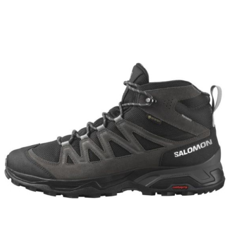 Salomon X Ward Leather Mid GTX 'Phantom Black' 471817