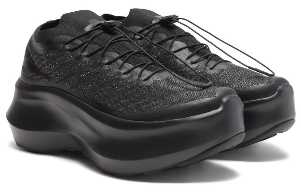 COMME des GARCONS x SALOMON Pulsar Platform 'Triple Black' 471952 - Image 4