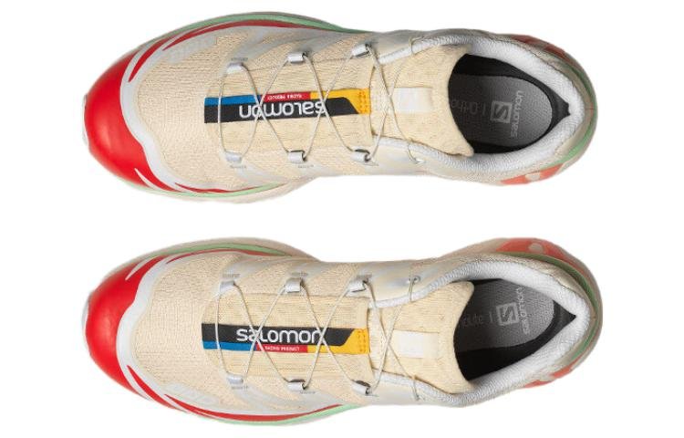 Salomon XT-6 'Shortbread Poppy Red Green Ash' 472933 - Image 3