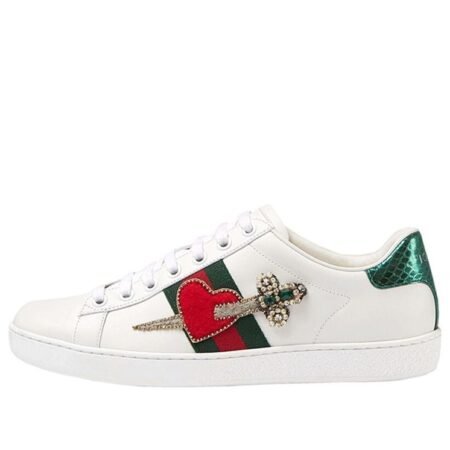 (WMNS) Gucci Ace Embroidered 'Bee' 472990-A38G0-9064