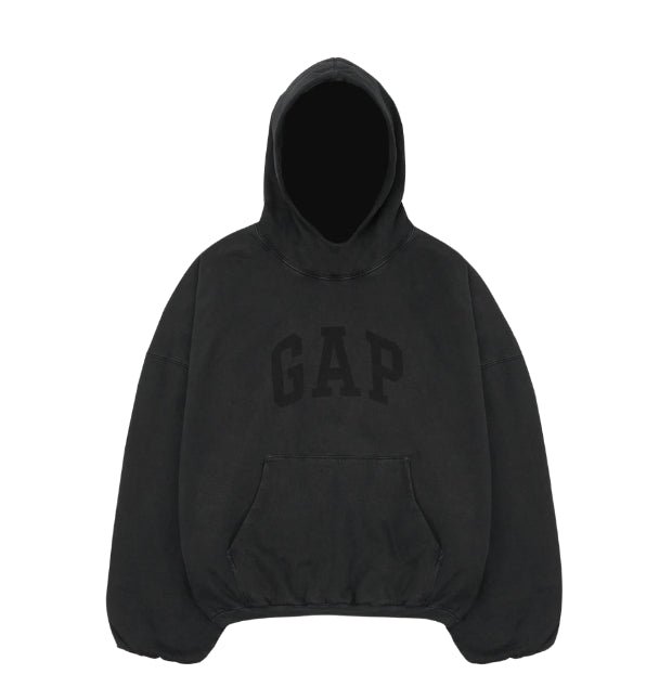 Yeezy Gap Engineered By Balenciaga Dove Hoodie Washed 'Black' 472996-00
