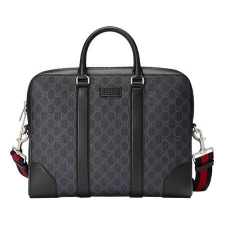 Gucci GG Supreme Briefcase 'Black' 474135-K5RLN-1095