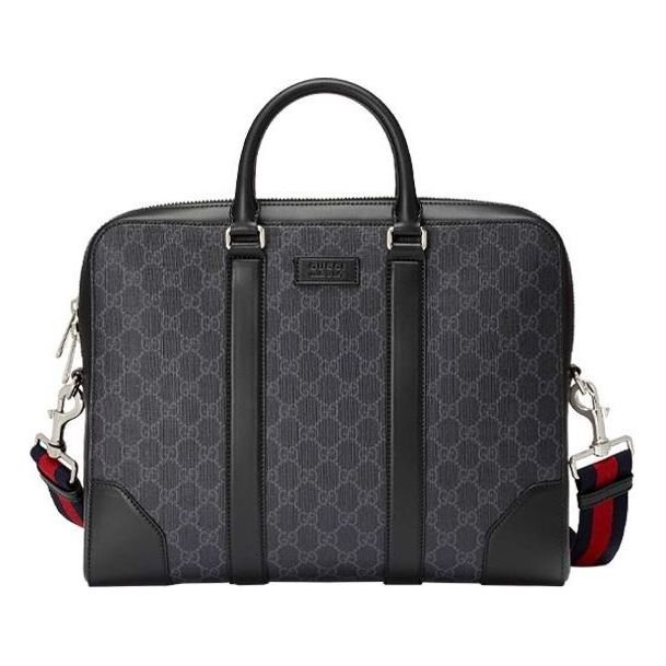 Gucci GG Supreme Briefcase 'Black' 474135-K5RLN-1095