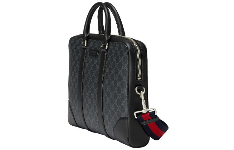 Gucci GG Supreme Briefcase 'Black' 474135-K5RLN-1095 - Image 2