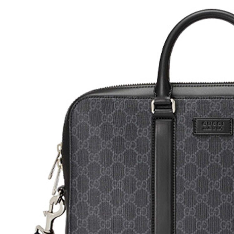 Gucci GG Supreme Briefcase 'Black' 474135-K5RLN-1095 - Image 7