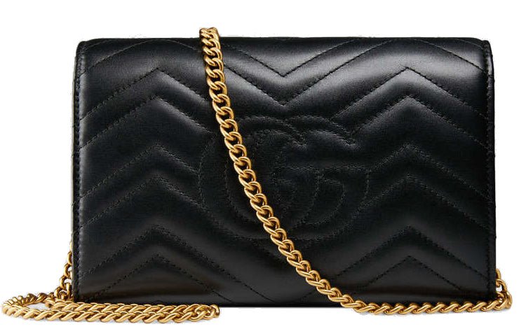 (WMNS) Gucci GG Marmont Matelasse Mini Bag 'Black' 474575-DRW1T-1000 - Image 2