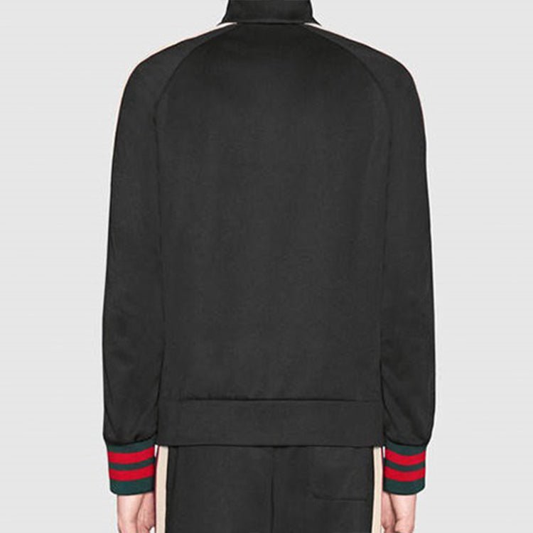 Gucci Technical Track Jacket 'Stripe Classic Black' 474634-X5T39-1008 - Image 5