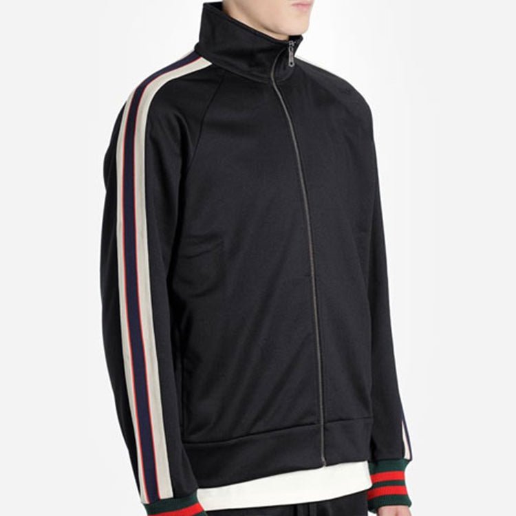 Gucci Technical Track Jacket 'Stripe Classic Black' 474634-X5T39-1008 - Image 6