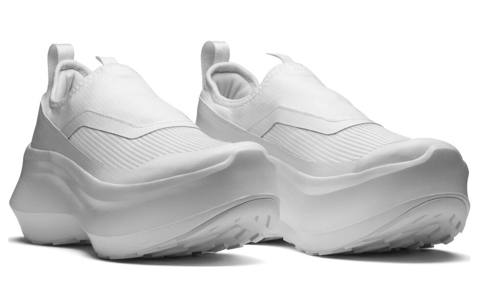 SALOMON x Comme des Garcons Platform Slip-On 'White' 475153 - Image 3