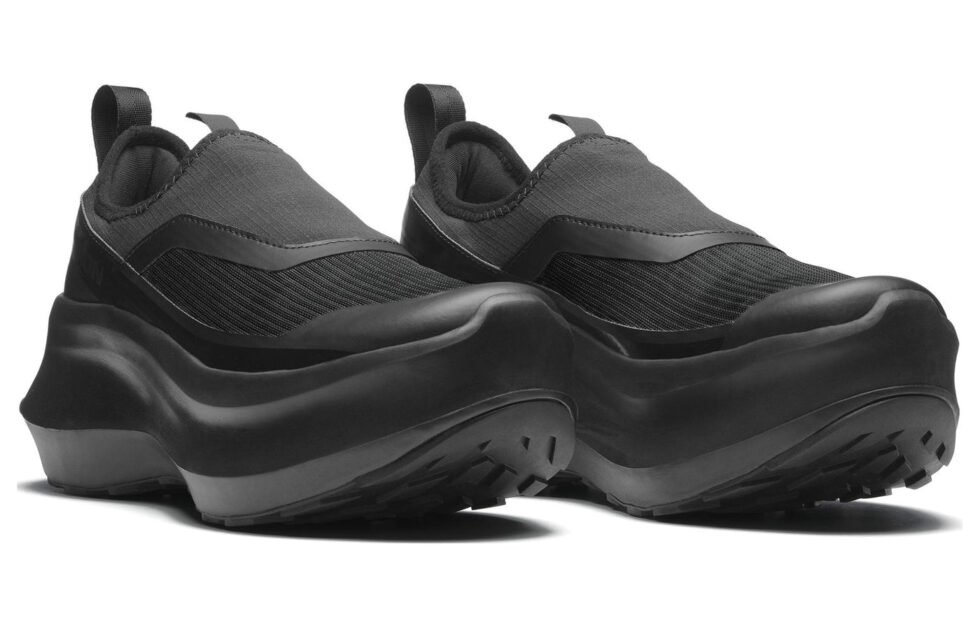 SALOMON x Comme des Garcons Platform Slip-On 'Black' 475154 - Image 3