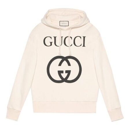 Gucci Hooded sweatshirt with Interlocking G 'off-white' 475374-X3Q25-9524
