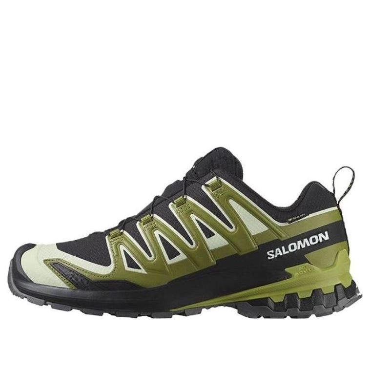 SALOMON XA Pro 3D V9 'Black Lime Cream Dark Citron' 477419
