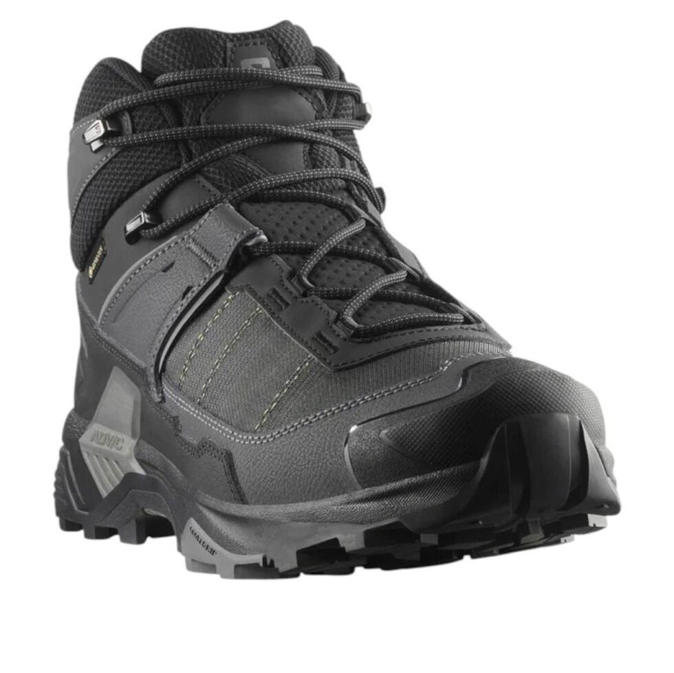 SALOMON X Ultra 5 Mid Wide Gore-Tex 'Black Asphalt' 477554 - Image 4