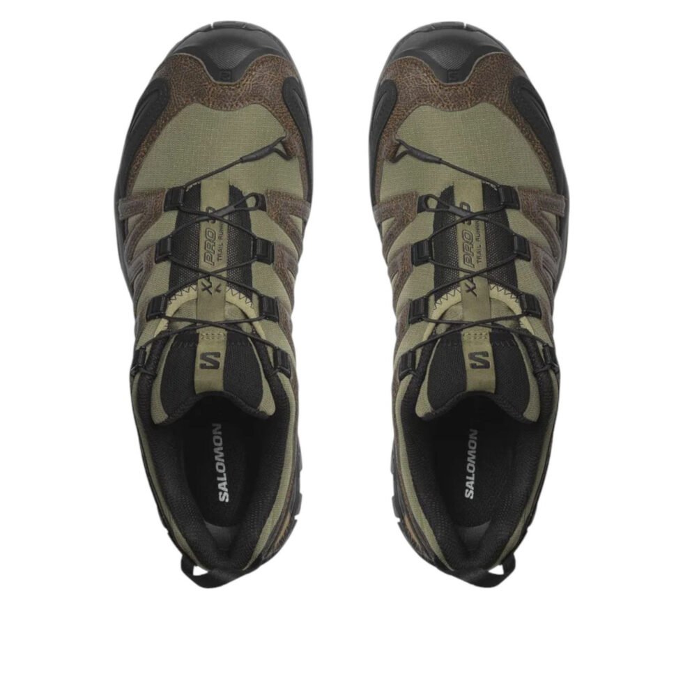 Salomon XA Pro 3D Distressed Leather 'Dark Earth Black' 477974 - Image 2