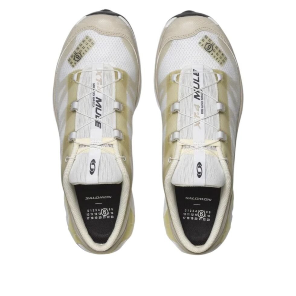 SALOMON XT-4 Mule 'MM6 Maison Margiela White Green Haze' 478112 - Image 4