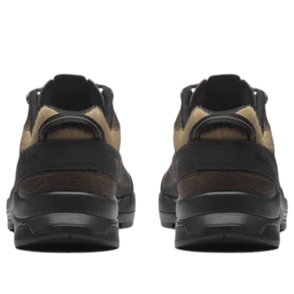 SALOMON X-ALP Low Distressed Leather 'Dark Earth Black' 478227 - Image 3