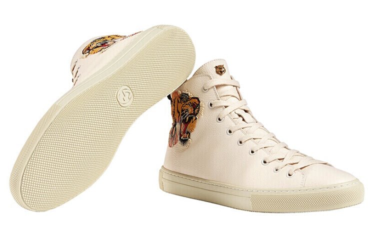 Gucci Leather High Top 'Tiger' 478337-BXOA0-9064 - Image 5