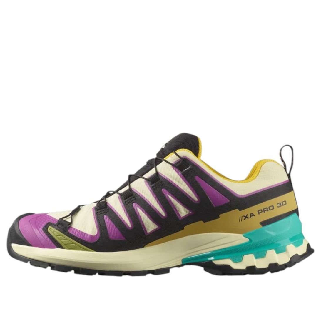 (WMNS) SALOMON XA Pro 3D V9 Gore-Tex 'Transparent Yellow Black' 478822