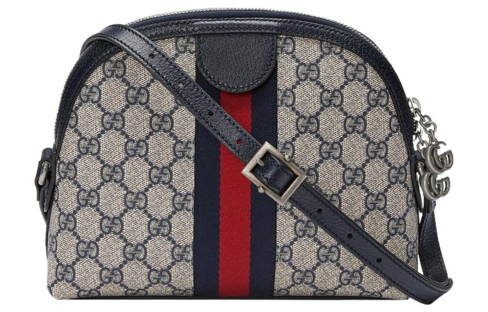 (WMNS) Gucci Ophidia GG Small Shoulder Bag 'Beige Blue' 499621-K05NN-4076 - Image 4