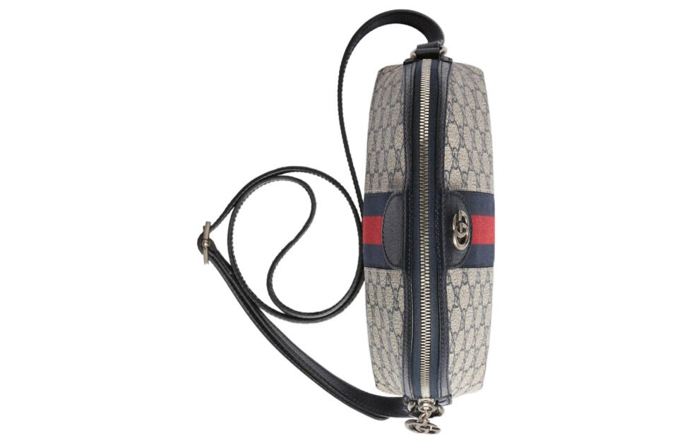 (WMNS) Gucci Ophidia GG Small Shoulder Bag 'Beige Blue' 499621-K05NN-4076 - Image 5