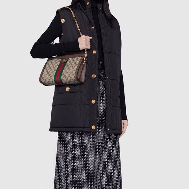 (WMNS) Gucci Ophidia Retro Shoulder Messenger Bag 'Brown' 503877-K05NG-8745 - Image 17
