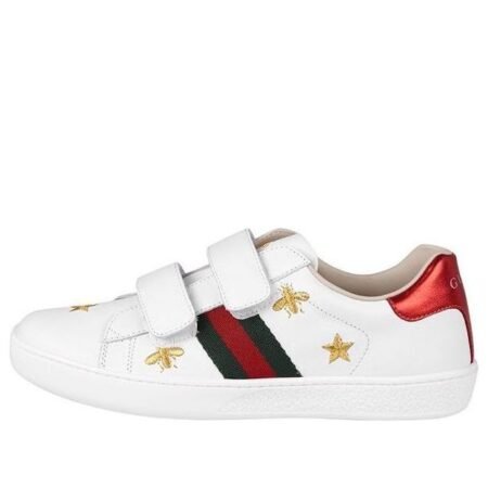 (PS) Gucci Bee and Star Embroidered Ace Sneaker 'White' 504499-0II40-9064