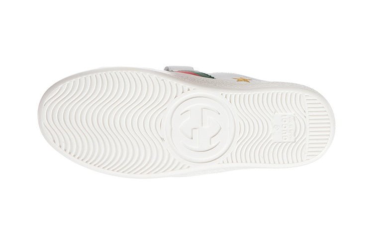 (PS) Gucci Bee and Star Embroidered Ace Sneaker 'White' 504499-0II40-9064 - Image 6