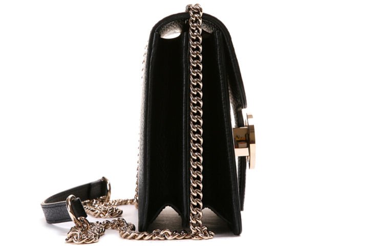 (WMNS) Gucci Leather Organ Satchel Single Shoulder Bag Black 510304-CAO0G-1000 - Image 5