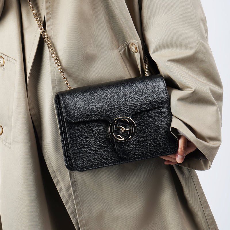 (WMNS) Gucci Leather Organ Satchel Single Shoulder Bag Black 510304-CAO0G-1000 - Image 10