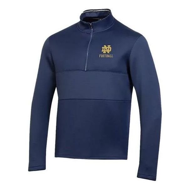 Under Armour University of Notre Dame 1/4 Zip Sweatshirt 'Navy Blue' 5122315-410