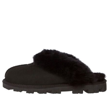 (WMNS) UGG Coquette Slipper One Pedal Black Slippers 5125-BLK
