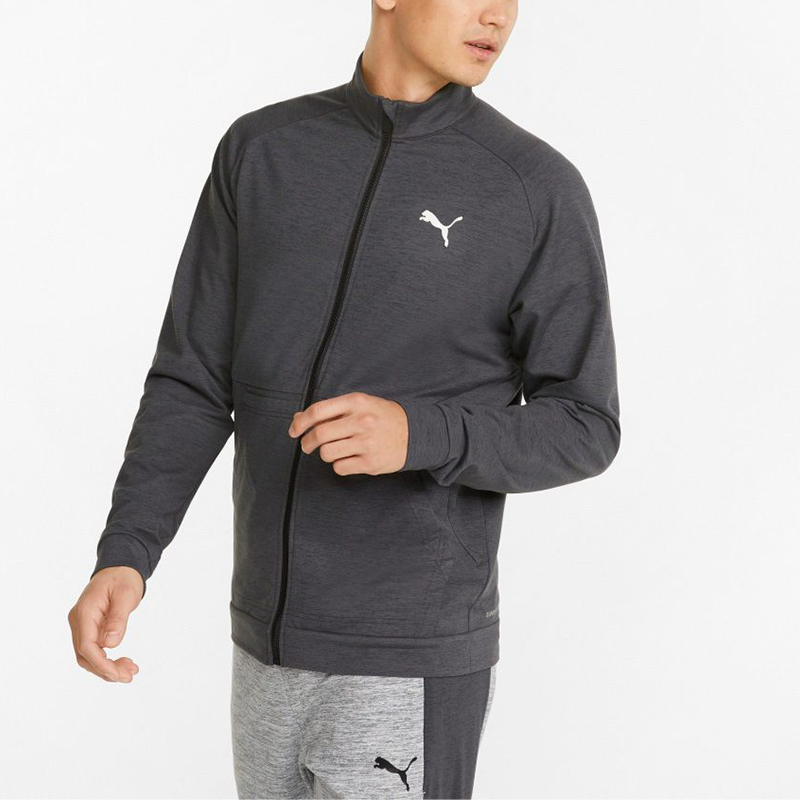 PUMA Cloudspun Full-zip Training Jacket 'Black' 521519-01 - Image 3