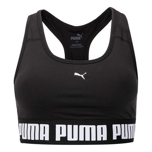 (WMNS) PUMA Training Strong Bra Top Medium Support 'Black' 522001-01