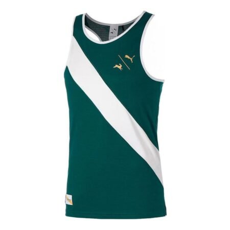 PUMA X Tracksmith Speed City Tank Top 'Green' 522273-79