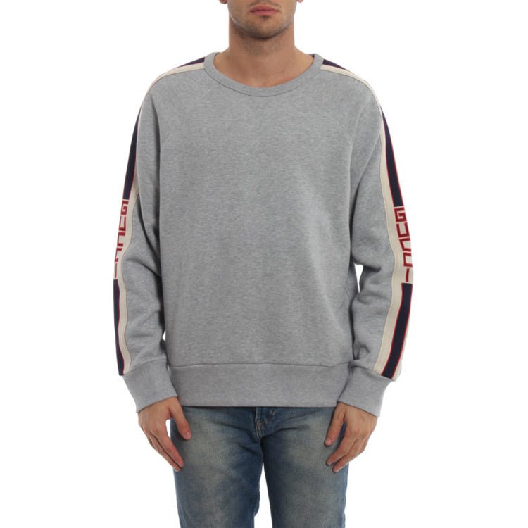 Gucci Side Sleeve Logo Turtleneck Sweatshirt 'Grey' 522846-X9I97-1295 - Image 3