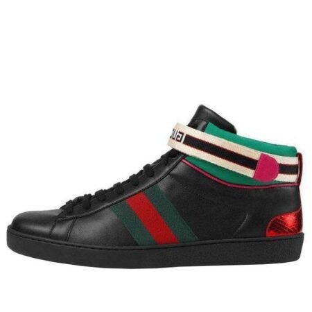 Gucci Ace High 'Black Red Green' 523472-0F1W0-1079
