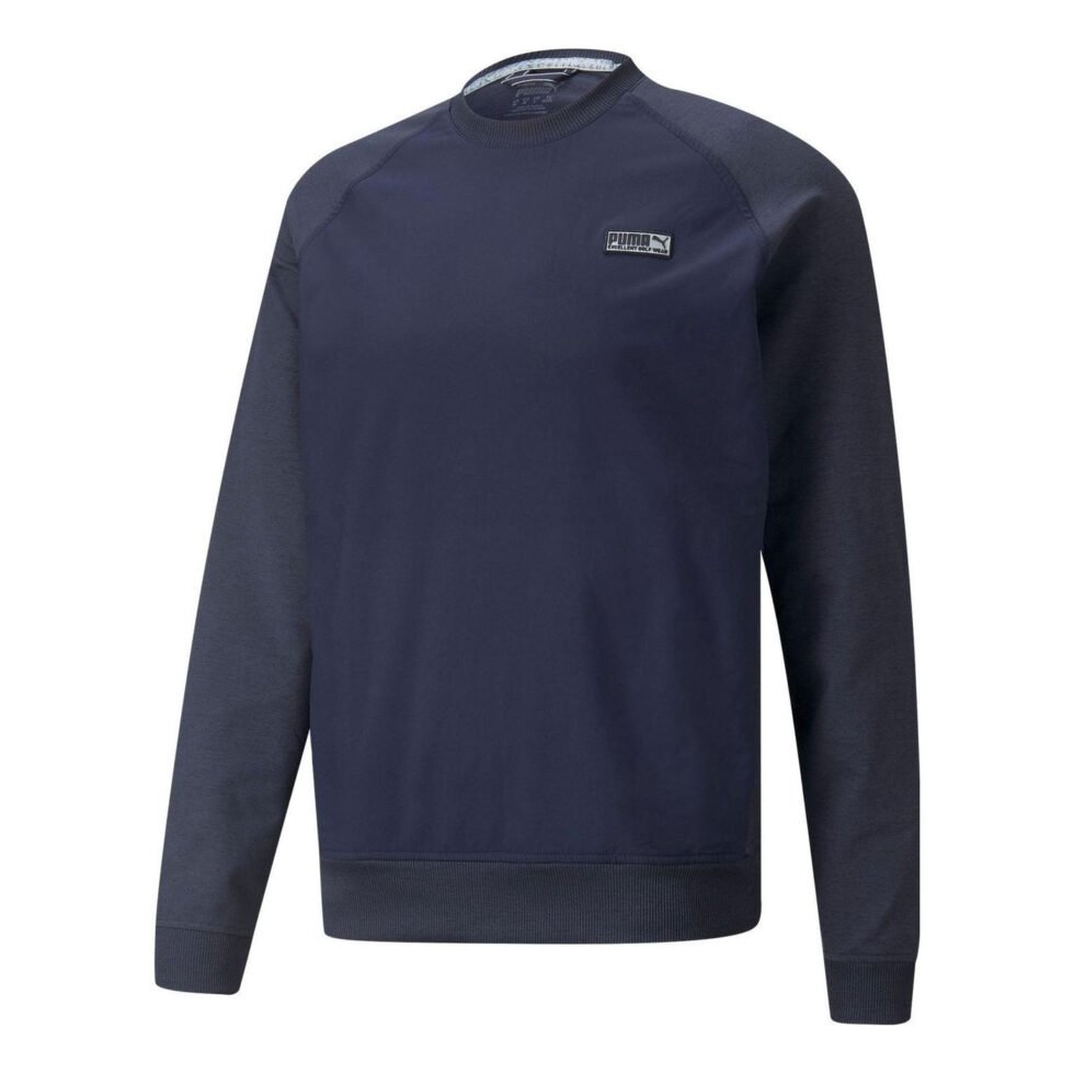 PUMA EGW Cloudspun PM Golf Crewneck 'Navy' 530154