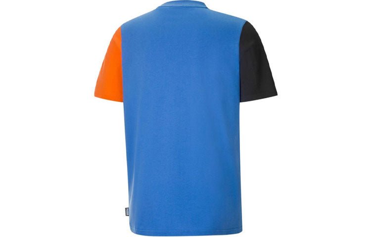 PUMA x Mr Doodle Crossover Casual Sports Round Neck Short Sleeve Blue 530652-83 - Image 2