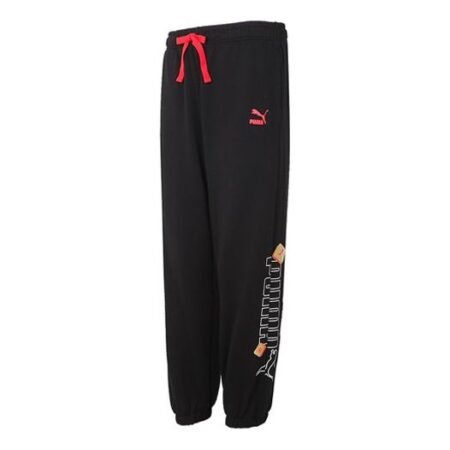 PUMA YOTOX Sweatpants 'Black Red' 531300-01