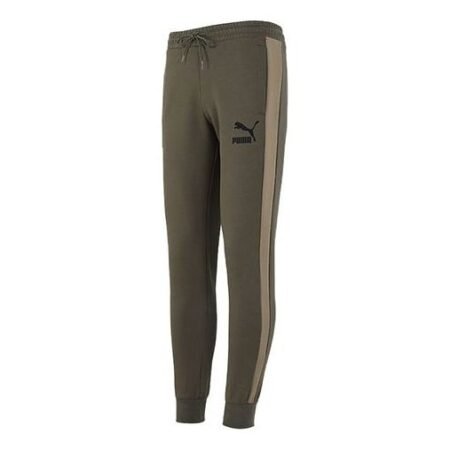 PUMA Iconic T7 Track Pants 'Olive Green' 531381-44